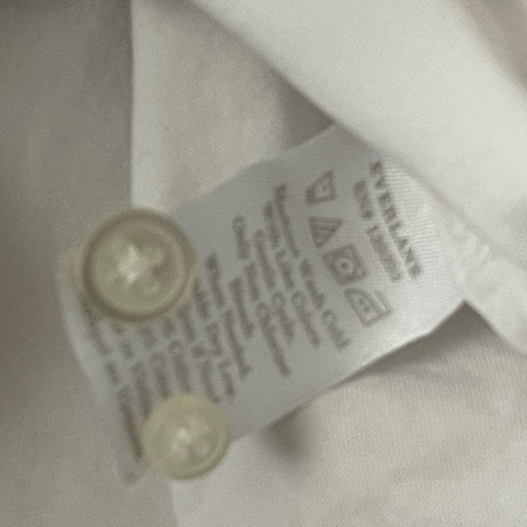 Everlane Classic White Button Down Shirt size XS - Picture 5 of 6